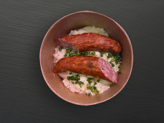 Saucisse purée