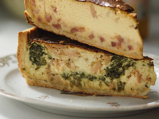 Quiche saumon épinard