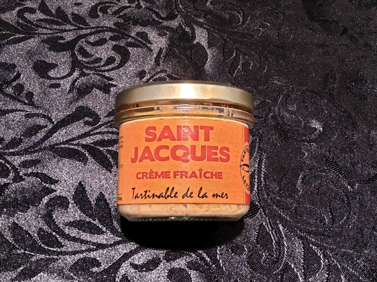 Saint Jaques a la crème fraîche