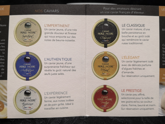 Caviar " Expérience"