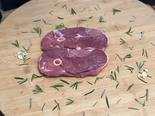 Tranche de gigot avec os