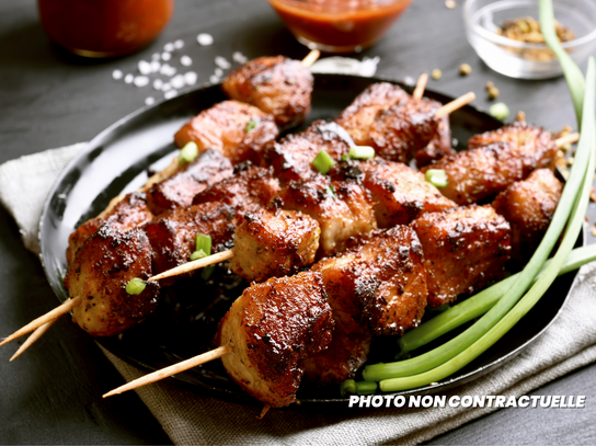 Brochette de porc