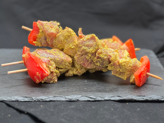 Brochette de porc ( barbecue )