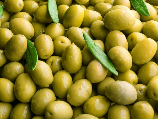 Olives grasses