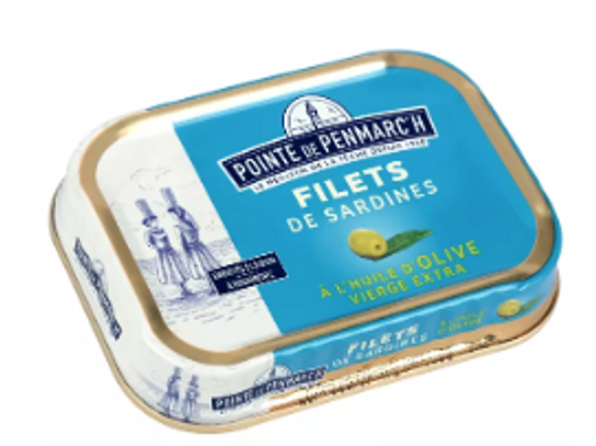 Filets de sardines à l'huile d'olive vierge extra