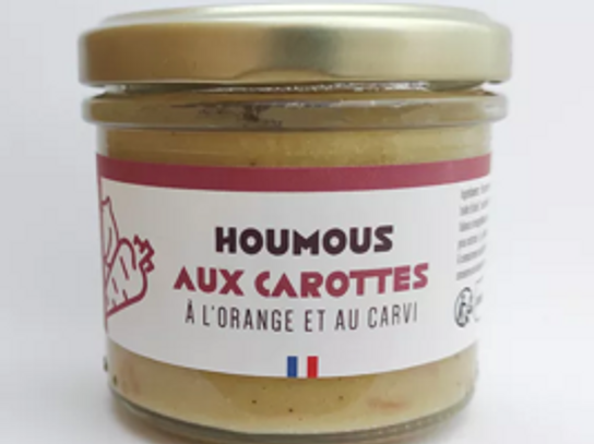 Houmous de carottes à l'orange et carvi