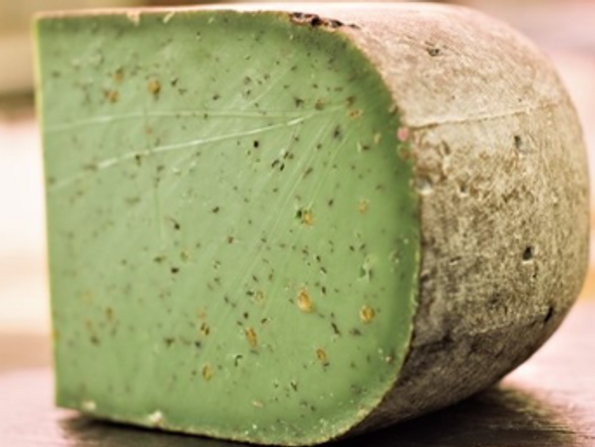 Tomme du Berry pesto basilic