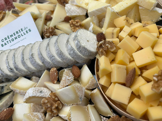 Plateau de fromages - fin de repas