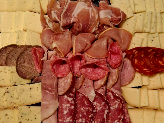 Plateau raclette fromage/charcuterie 6 pers.