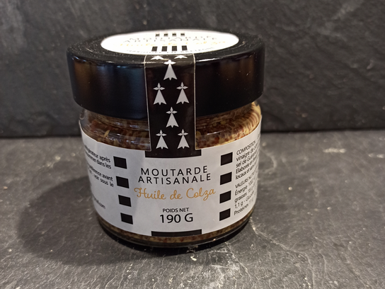 Moutarde Artisanale huile colza
