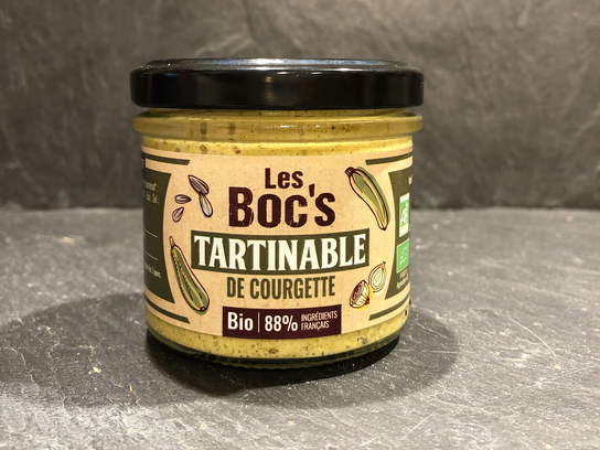 Tartinables courgettes BIO