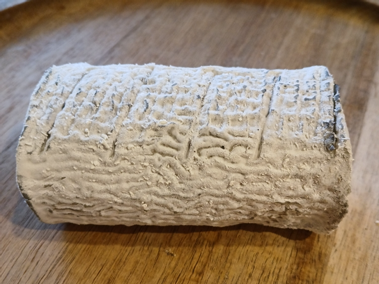 Bûchette cendrée au lait cru