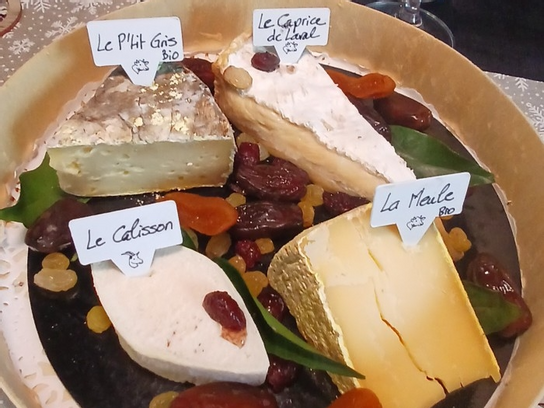 Plateau de Noël 4 fromages 6/8 personnes