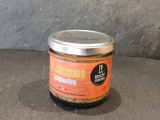 Rillettes de St Jacques et langoustines 90g