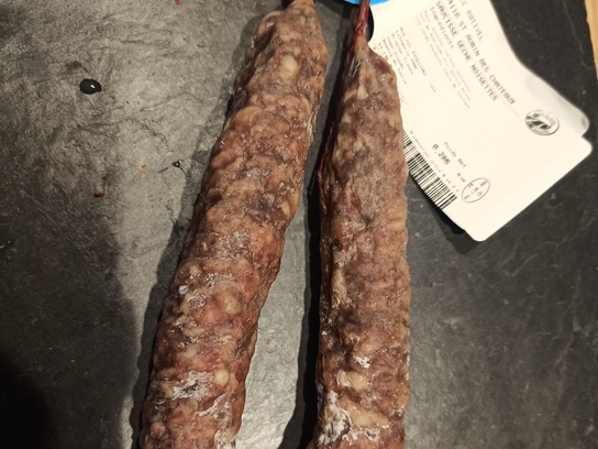 Saucisse Sèche noisettes
