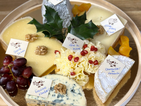 Plateau de fromages 4/6 personnes sur commande 24h avant