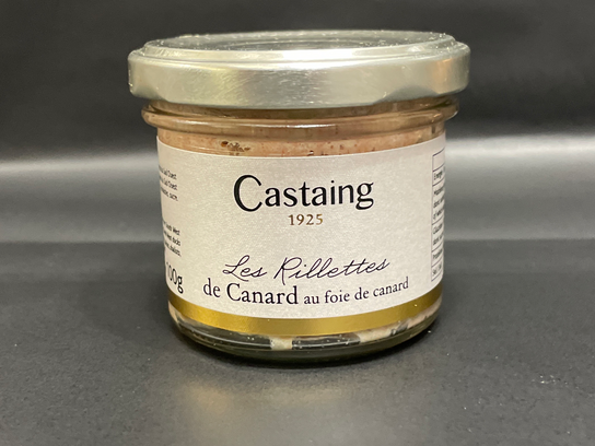 RILLETTES DE CANARD AU FOIE GRAS 100g