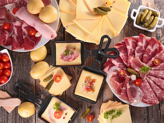 Plateau raclette et charcuteries