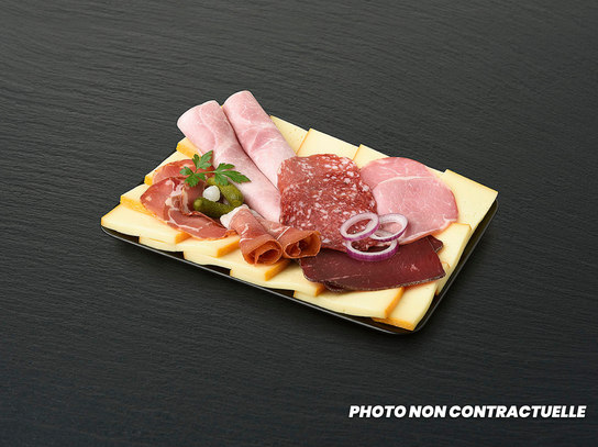 Plateau Raclette et charcuterie