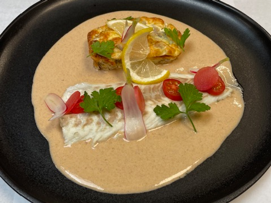 Filets de bar sauce aux crustacés