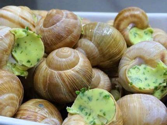 12 Escargots de Bourgogne au beurre persillé