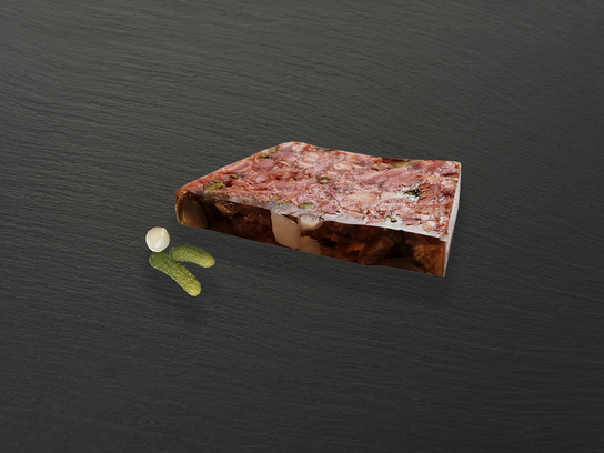 Terrine de tête aux cornichon