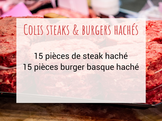 Colis steaks & burgers hachés