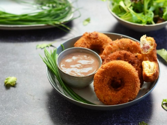 Donuts poulet fromage