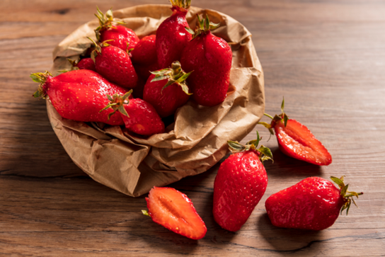 Fraises en barquette