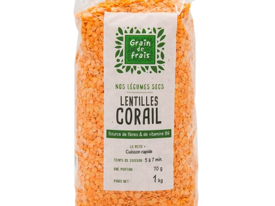 Lentilles Corail 1kg
