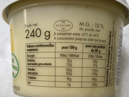 Cancoillotte Vin Jaune