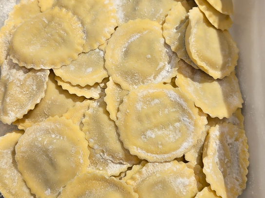 Raviolis aubergine
