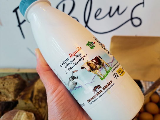 Crème liquide des Hautes-Alpes - 34%MG