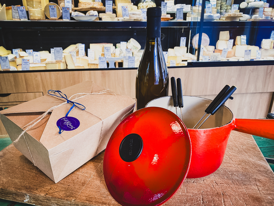 Fondue Suisse revisitée par Fil Bleu râpée