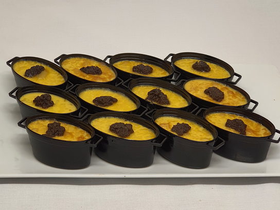 Crème brûlée de foie gras et truffe noir
