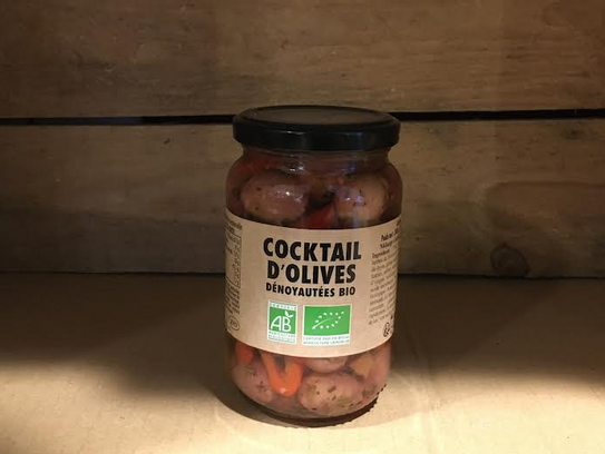 cocktail d'olives dénoyautées bio 160g