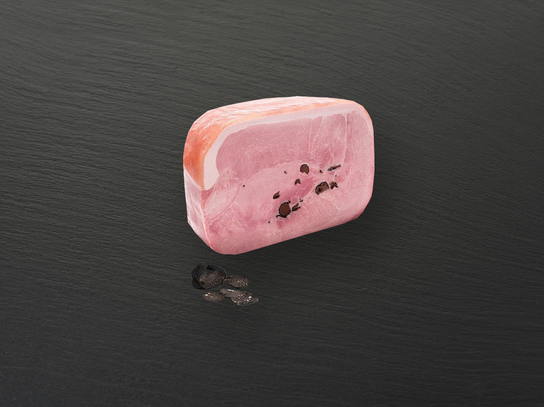 Jambon cuit truffé - Tranche