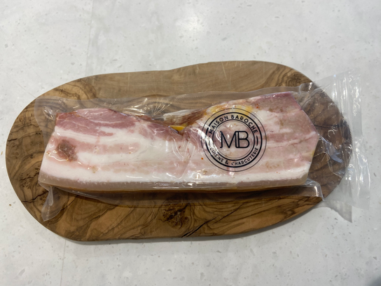 Poitrine de cochon fermier cuite