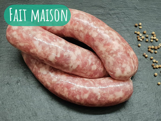 Saucisse fraiche maison