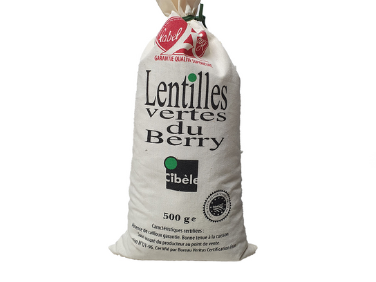 Lentilles vertes de Berry