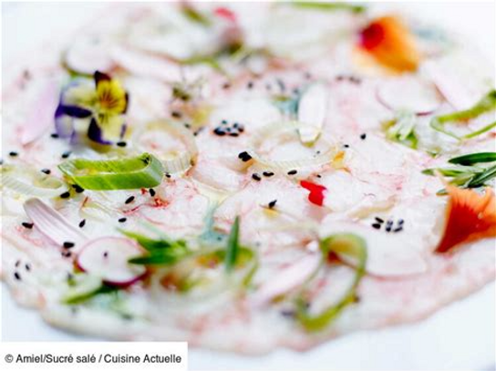Carpaccio de daurade royale