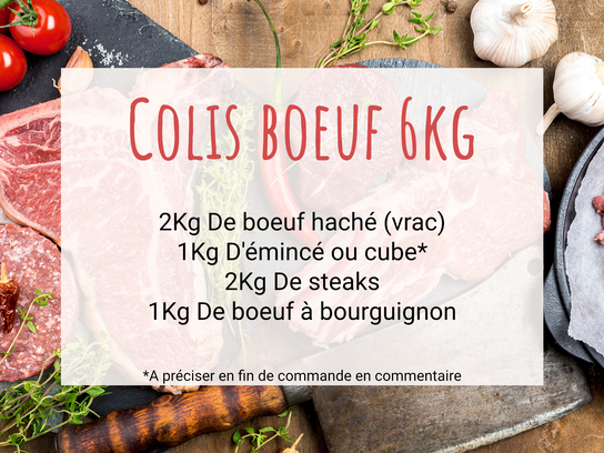 Colis Boeuf 6Kg