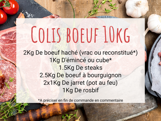 Colis Boeuf 10kg