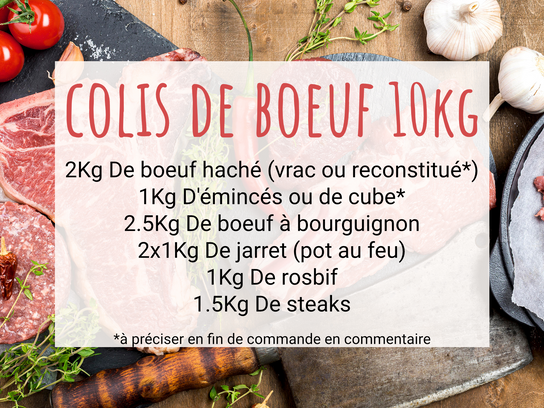Colis Boeuf 10kg