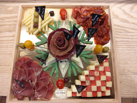 Assortiment charcuterie et fromage 3/4 pers