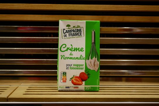 Crème liquide stérilisée UHT