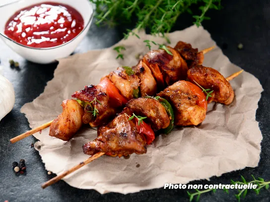 Brochette volaille Tex-Mex