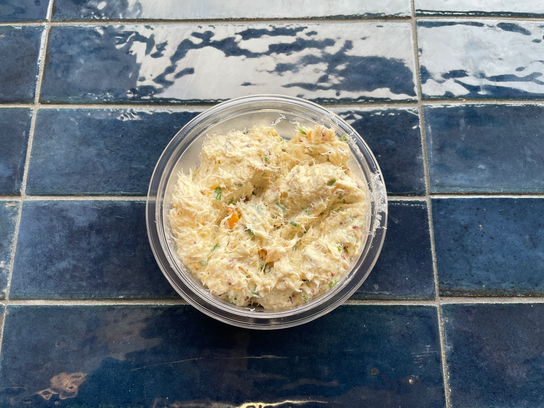 Rillette poisson blanc moutarde - Fait maison