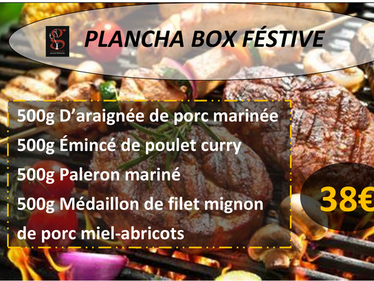plancha box festive