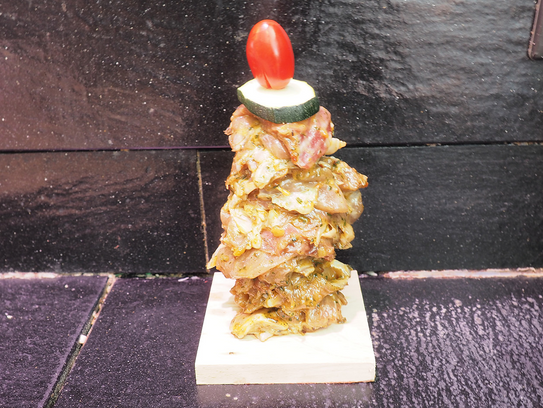 Pic a viande poulet kebab